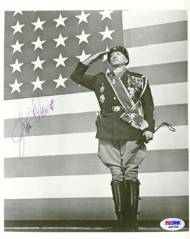 George C Scott as Patton Autographed 8X10 Photo 